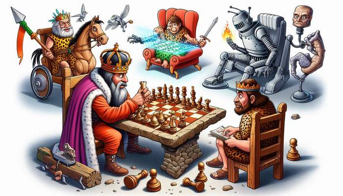 بازی شطرنج در تاریخ 